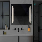 Specchio LED Quadrato | Controllo tramite interruttore a muro | Luce bianca neutra - Reyze Serie Salono Modello 8